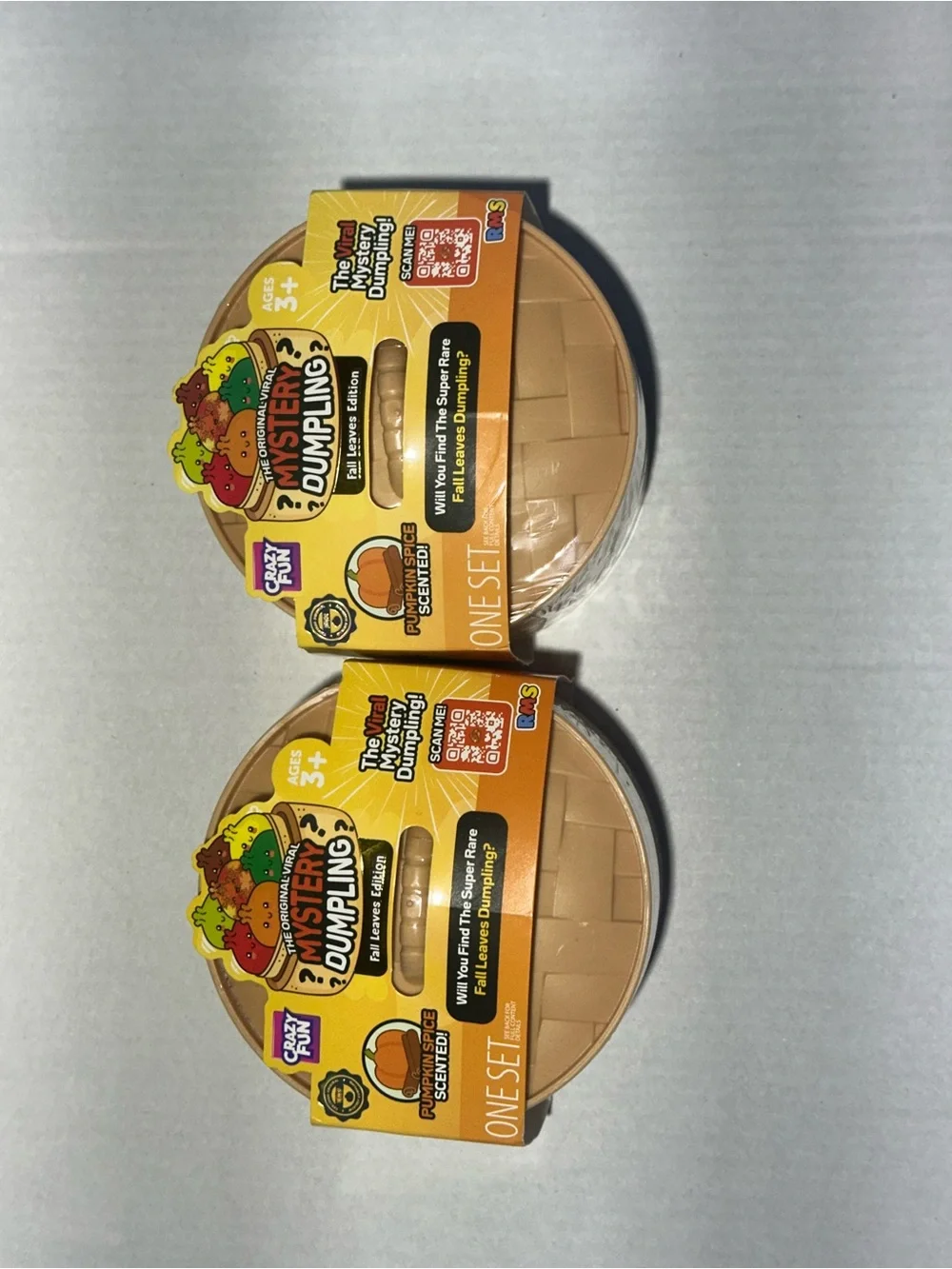 Mystery Dumpling Scented Toy Party Favors – Tan (2-Pack)